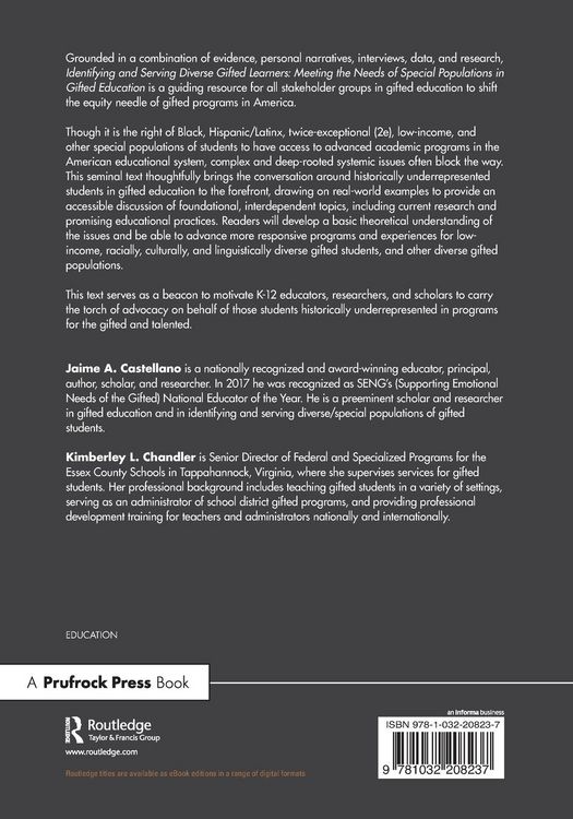 Produktbild: Identifying and Serving Diverse Gifted Learners