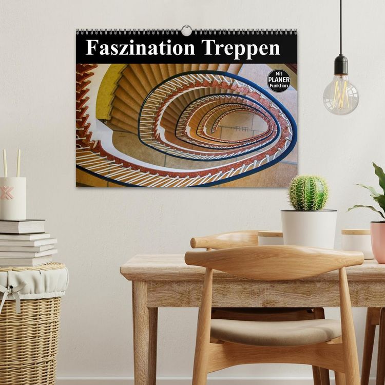 Produktbild: Faszination Treppen (Wandkalender 2026 DIN A3 quer), CALVENDO Monatskalender