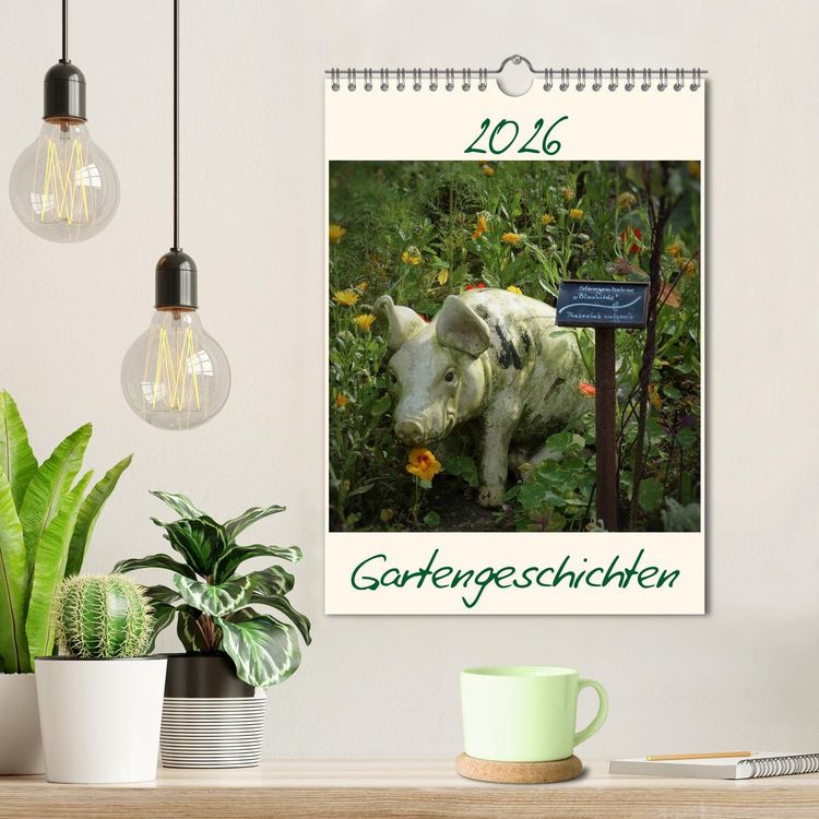 Produktbild: Gartengeschichten (Wandkalender 2026 DIN A4 hoch), CALVENDO Monatskalender