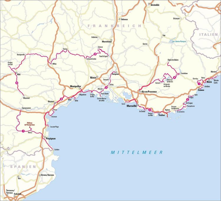 Produktbild: S&uuml;dfrankreich mit dem Wohnmobil Die sch&ouml;nsten Routen zwischen Cot&ecirc; d&rsquo;Azur und den Pyren&auml;en Button: inkl. Provence