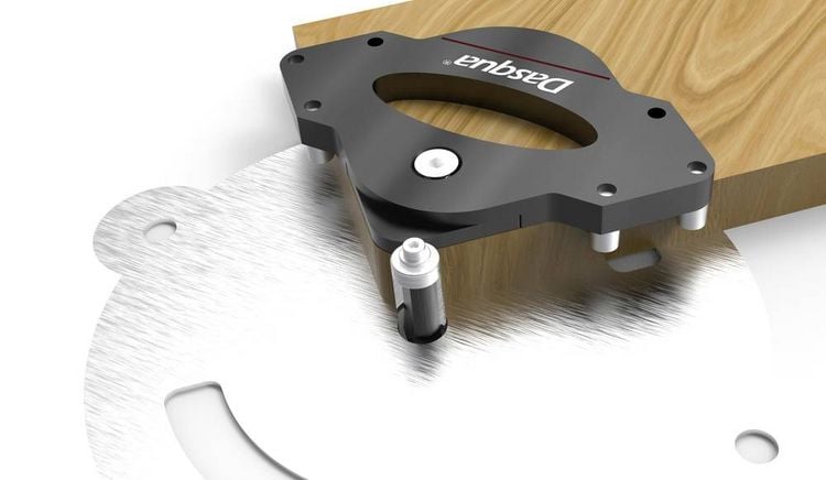 Produktbild: Dasqua 1804-5116 Eckfasen-Vorlage 120mm mit R35 & R40 1St.