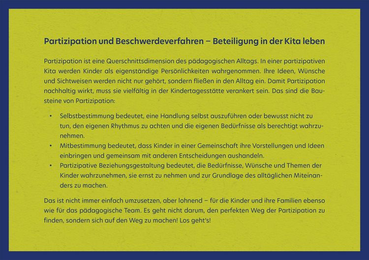 Produktbild: Partizipation in Krippe und Kita. 40 Reflexionskarten f&uuml;r die Teamarbeit