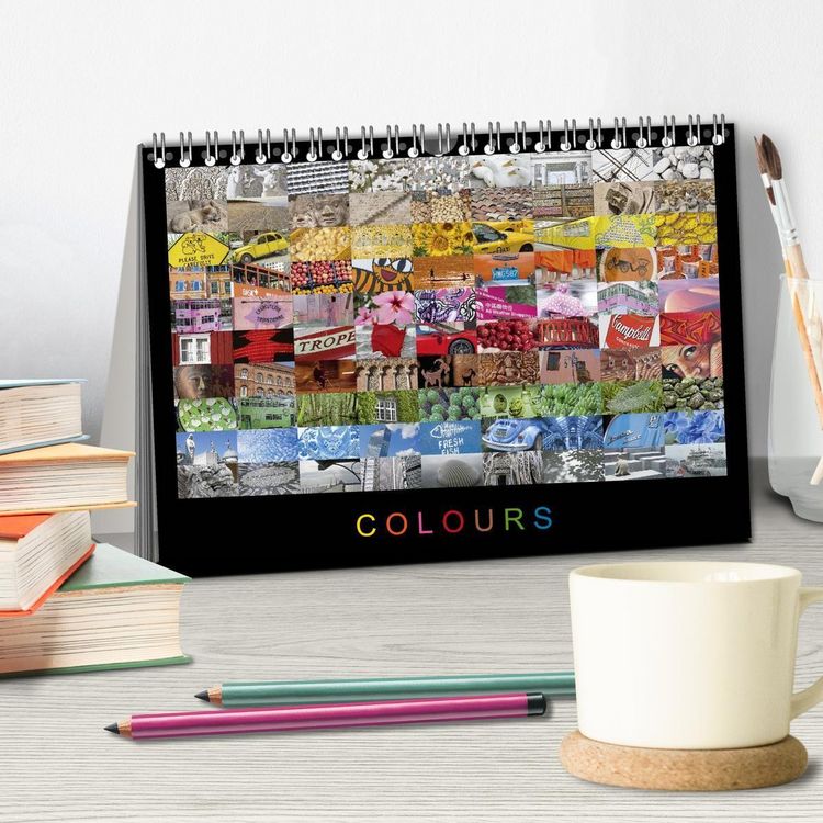 Produktbild: Colours (Tischkalender 2027 DIN A5 quer), CALVENDO Monatskalender