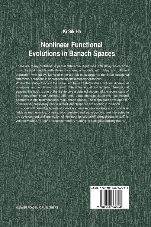 Produktbild: Nonlinear Functional Evolutions in Banach Spaces