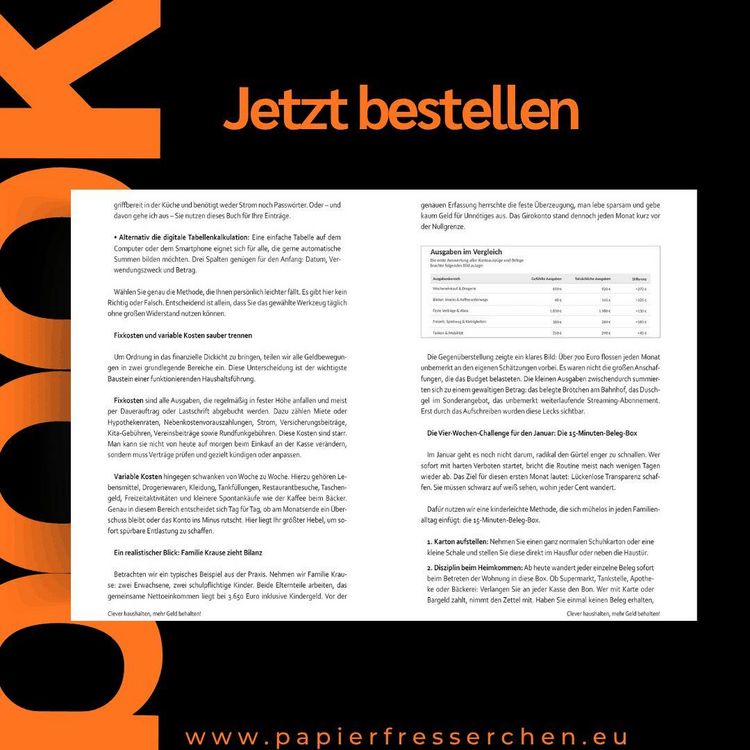 Produktbild: Clever haushalten, mehr Geld behalten! &ndash; 12 Monate &ndash; 12 Spar-Challenges f&uuml;r den Familienalltag
