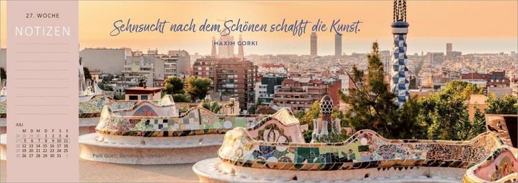 Produktbild: Tischkalender Reisetr&auml;ume 2027