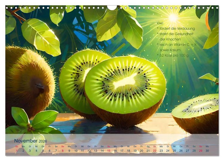 Produktbild: Low Carb Obst und Gem&uuml;se (Wandkalender 2026 DIN A3 quer), CALVENDO Monatskalender
