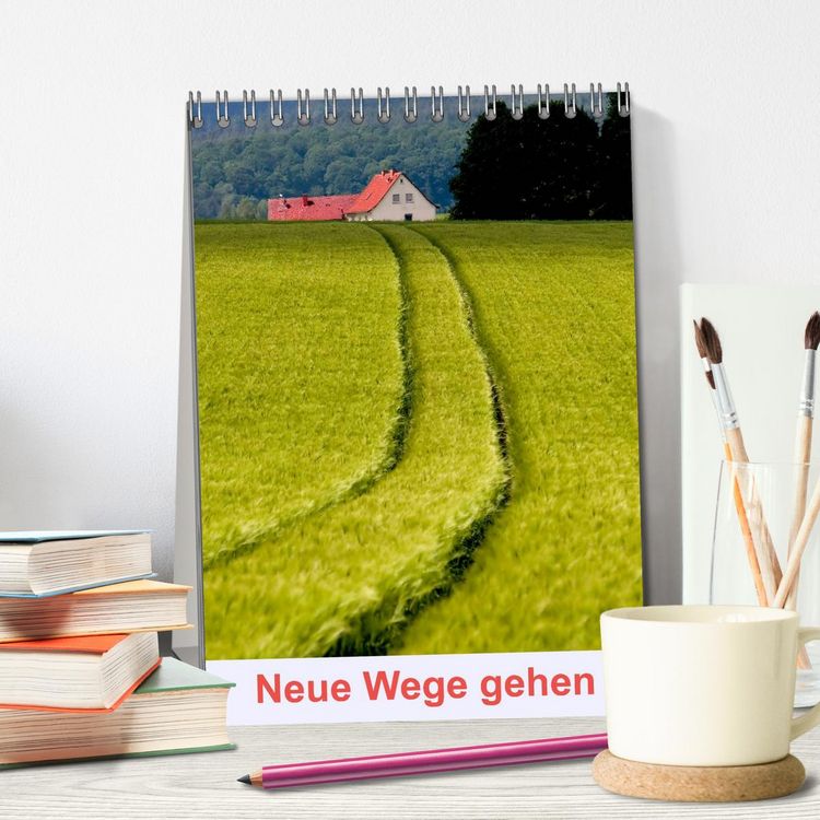 Produktbild: Neue Wege gehen (Tischkalender 2026 DIN A5 hoch), CALVENDO Monatskalender