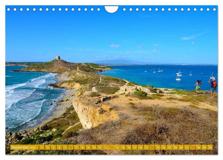 Produktbild: Sardiniens magische K&uuml;sten (Wandkalender 2026 DIN A4 quer), CALVENDO Monatskalender