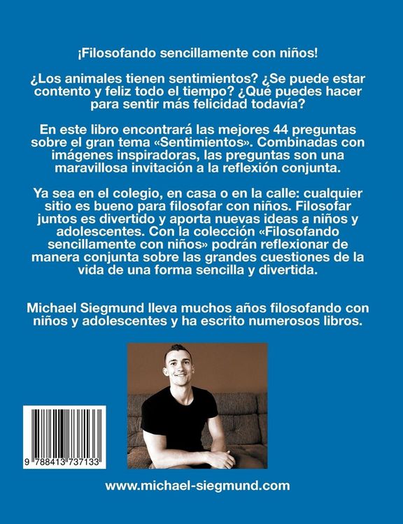 Produktbild: Filosof&iacute;a para ni&ntilde;os: Sentimientos. Las mejores 44 preguntas para filosofar con ni&ntilde;os y adolescentes
