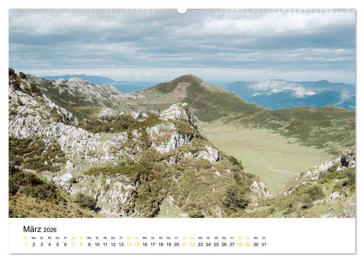 Produktbild: Asturien - Von der K&uuml;ste bis zu den Gipfeln Europas (hochwertiger Premium Wandkalender 2026 DIN A2 quer), Kunstdruck in Hochglanz