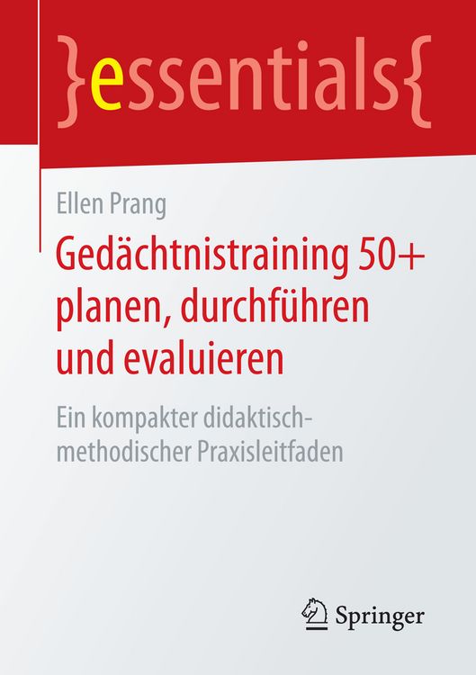Produktbild: Ged&auml;chtnistraining 50+ planen, durchf&uuml;hren und evaluieren
