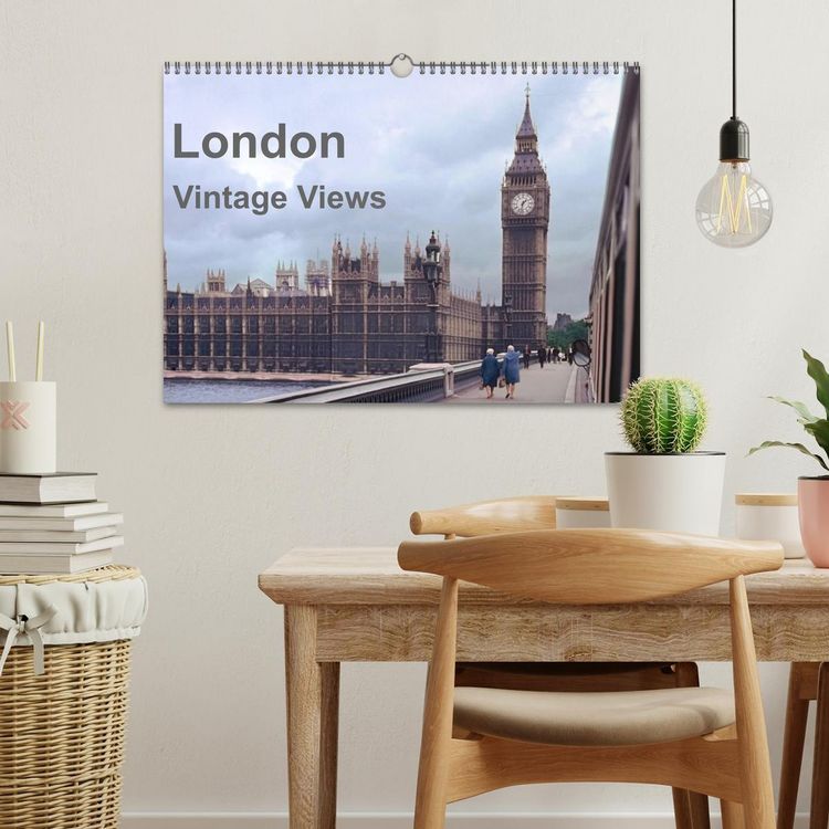 Produktbild: London - Vintage Views (Wandkalender 2026 DIN A3 quer), CALVENDO Monatskalender