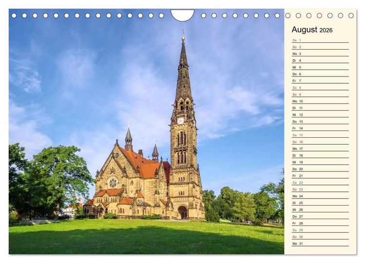 Produktbild: Dresden - Wundersch&ouml;nes Elbflorenz (Wandkalender 2026 DIN A4 quer), CALVENDO Monatskalender