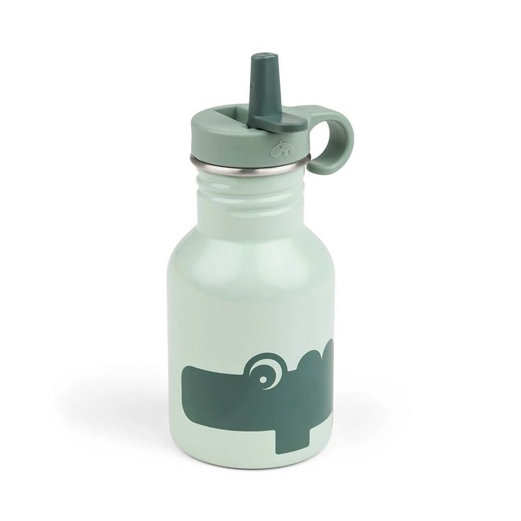 Produktbild: Edelstahl Flasche Croco Gr&uuml;n