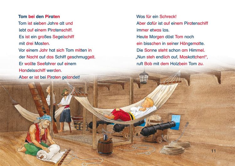 LESEMAUS zum Lesenlernen Sammelbände: Die spannendsten Piraten-Silben-Geschichten
