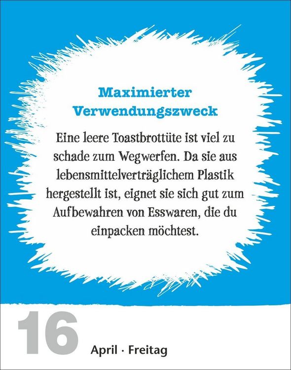 Produktbild: Lifehacks Tagesabrei&szlig;kalender 2027 - Der hilfreichste Kalender aller Zeiten