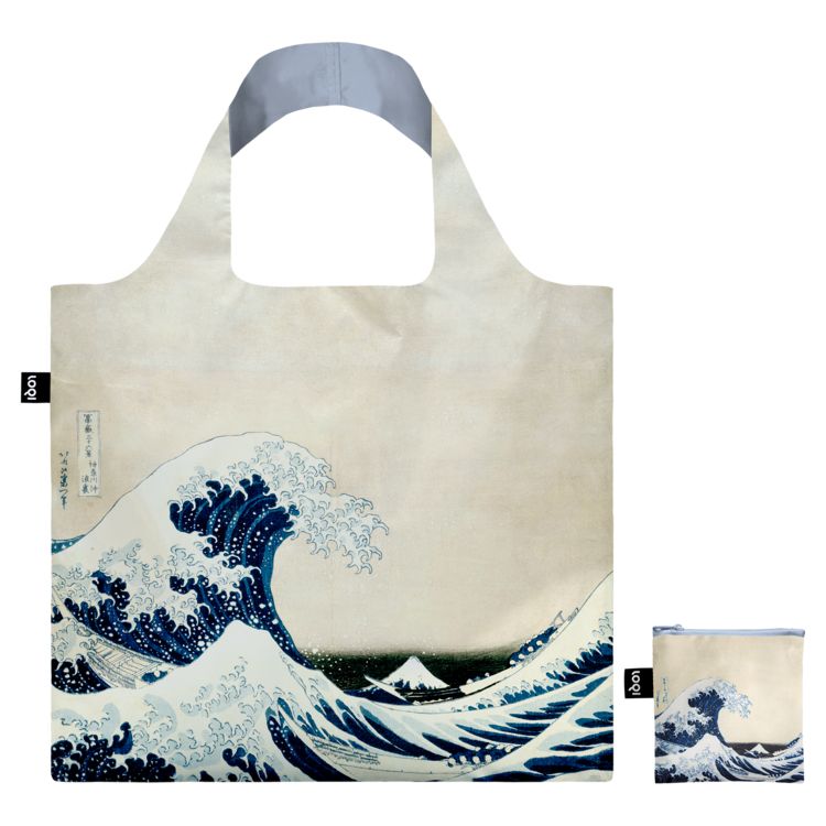 Produktbild: KATSUSHIKA HOKUSAI Die gro&szlig;e Welle Recycelte Tasche