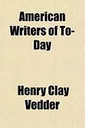 Produktbild: American Writers of To-Day