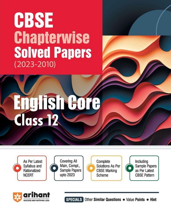 Produktbild: Arihant Arihant CBSE Chapterwise Solved Papers 2023-2010 English Core Class 12th
