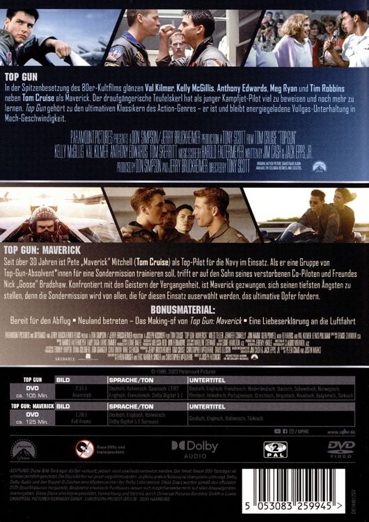 Produktbild: Top Gun 2-Movie-Collection [2 DVDs]