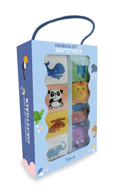 Produktbild: Pappbuch-Set mit Spritztieren - Tiere