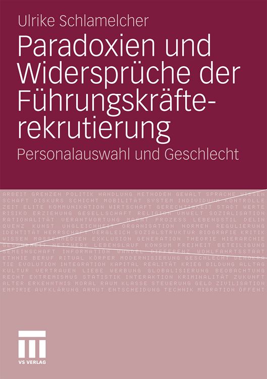 Produktbild: Paradoxien und Widerspr&uuml;che der F&uuml;hrungskr&auml;fterekrutierung