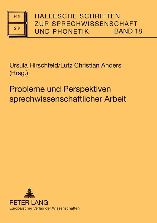 Produktbild: Probleme und Perspektiven sprechwissenschaftlicher Arbeit