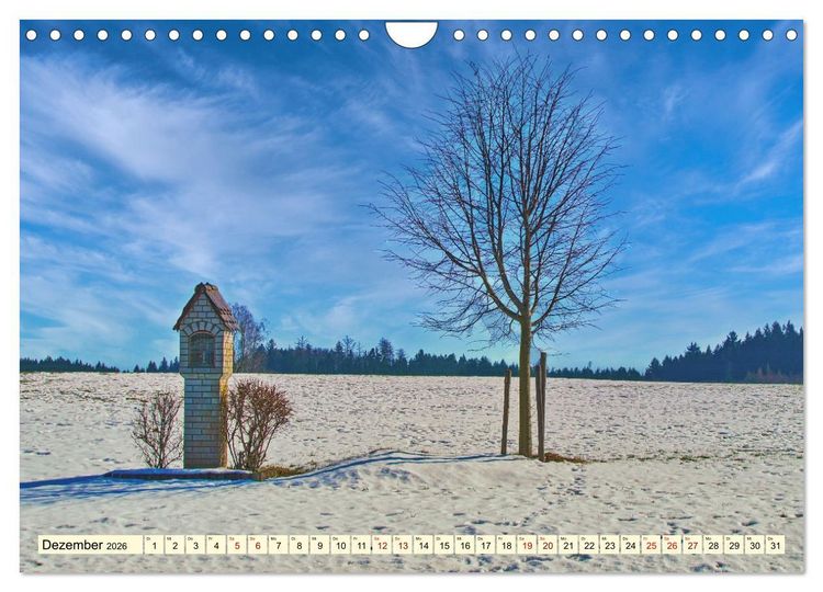Produktbild: Die Stauden - Malerische Landschaft zwischen Wertach und Mindel (Wandkalender 2026 DIN A4 quer), CALVENDO Monatskalender
