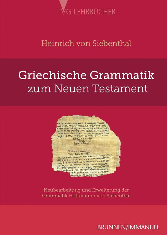 Produktbild: Griechische Grammatik zum Neuen Testament