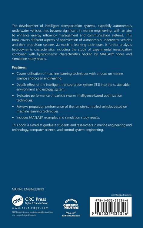 Produktbild: Underwater Vehicle Control and Communication Systems Based on Machine Learning Techniques