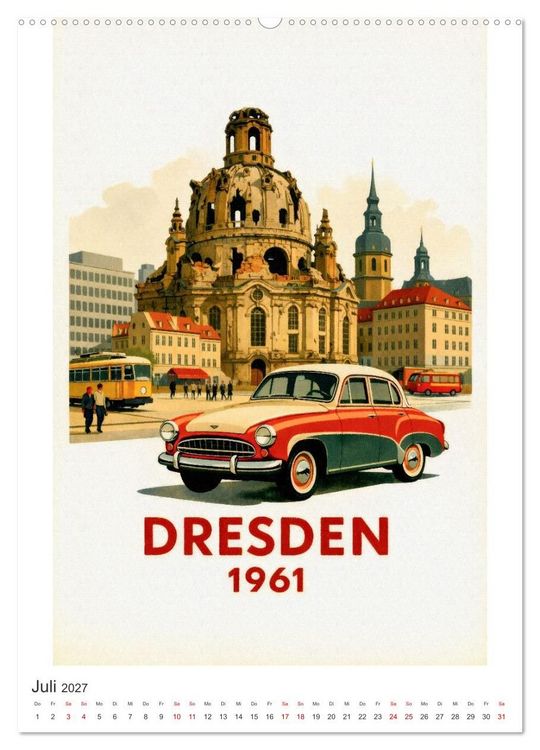 Produktbild: Stadtbilder und Stra&szlig;enlegenden (Wandkalender 2027 DIN A2 hoch), CALVENDO Monatskalender