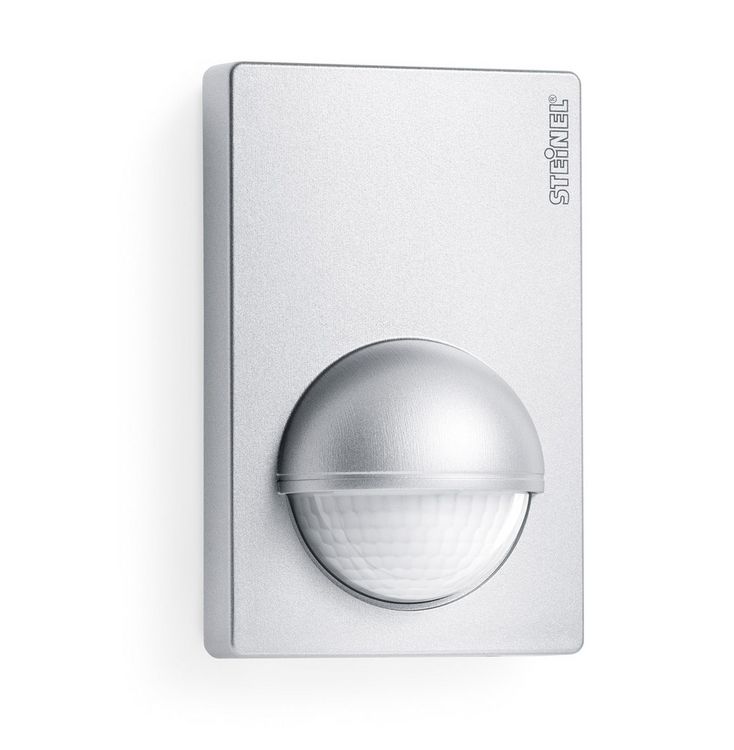 Produktbild: Steinel 603618 Wand PIR-Bewegungsmelder Relais Silber IP54
