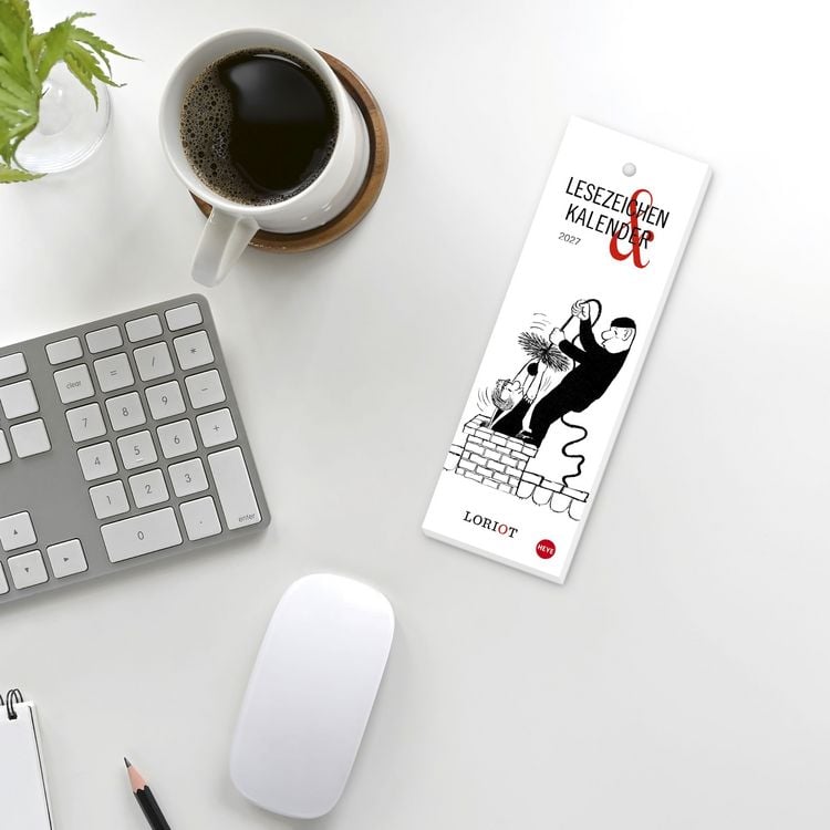 Produktbild: Loriot Lesezeichen & Kalender 2027