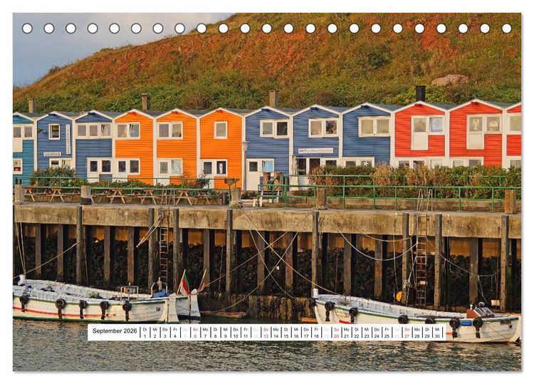 Produktbild: Hochsee-Insel Helgoland (Tischkalender 2026 DIN A5 quer), CALVENDO Monatskalender