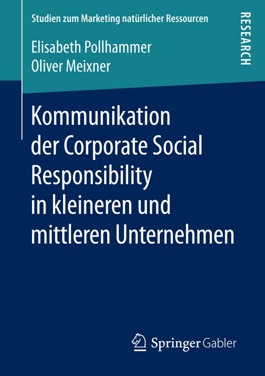 Produktbild: Kommunikation der Corporate Social Responsibility in kleineren und mittleren Unternehmen