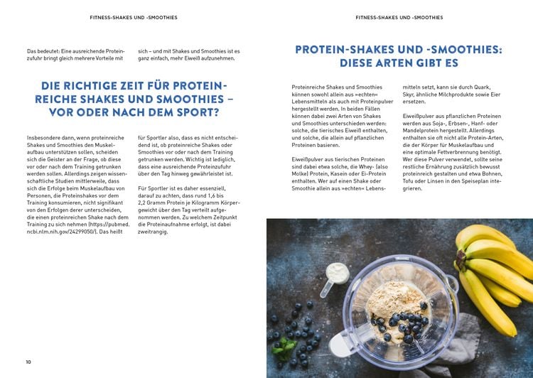 Produktbild: Fitness-Shakes und -Smoothies