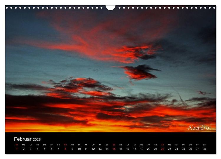 Produktbild: Wolken-Kunstwerke (Wandkalender 2026 DIN A3 quer), CALVENDO Monatskalender