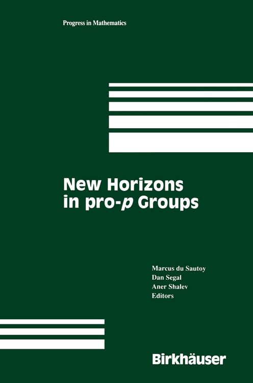 Produktbild: New Horizons in pro-p Groups