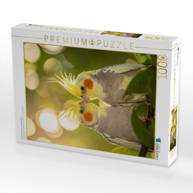 Produktbild: CALVENDO Puzzle Freunde im Busch - Nymphensittiche | 1000 Teile Lege-Gr&ouml;&szlig;e 64x48cm Foto-Puzzle f&uuml;r gl&uuml;ckliche Stunden
