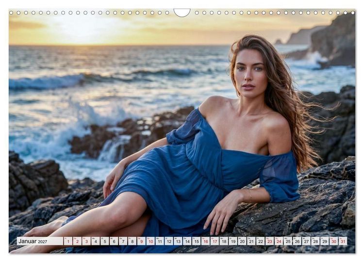 Produktbild: Zeitlose Sch&ouml;nheit - Frauen in der Natur (Wandkalender 2027 DIN A3 quer), CALVENDO Monatskalender