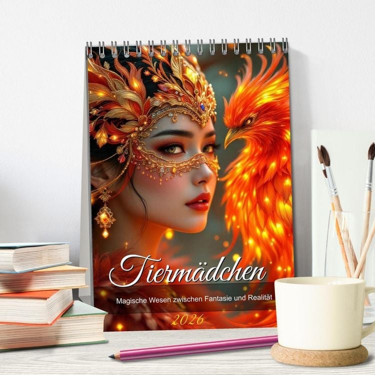 Produktbild: Bestienm&auml;dchen (Tischkalender 2026 DIN A5 hoch), CALVENDO Monatskalender