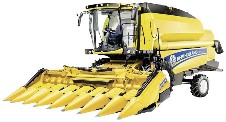 Produktbild: Bburago Landwirtschafts Modell New Holland M&auml;hdrescher f&uuml;r Mais Fertigmodell Landwirtschafts Modell