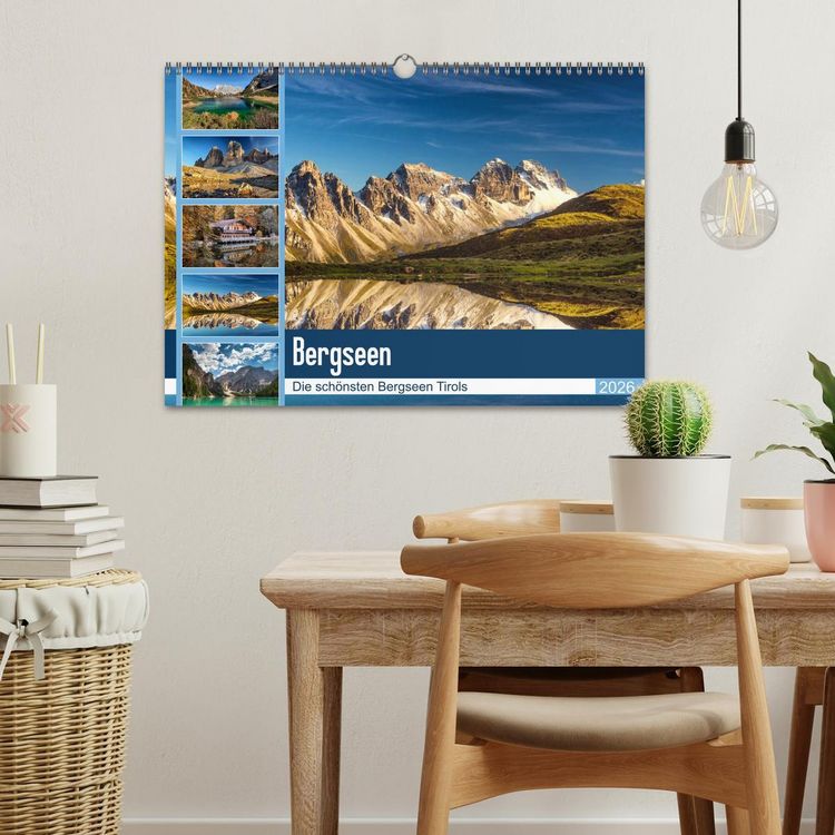 Produktbild: Tiroler Bergseen (Wandkalender 2026 DIN A3 quer), CALVENDO Monatskalender