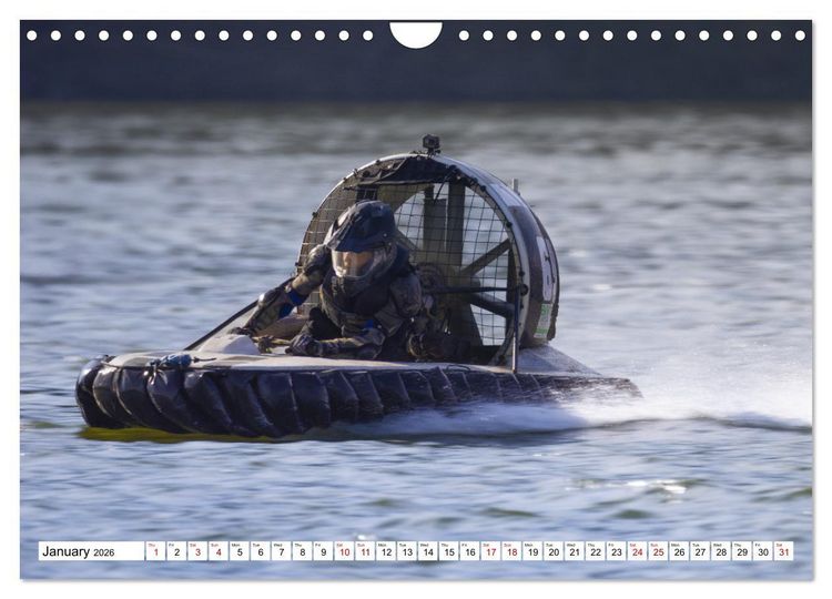 Produktbild: Hovercraft Racing on the Thuringian Sea (Wall Calendar 2026 DIN A4 landscape), CALVENDO 12 Month Wall Calendar
