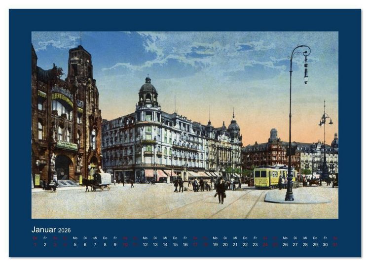 Produktbild: Historisches Frankfurt am Main von 1888 bis 1918 (Wandkalender 2026 DIN A3 quer), CALVENDO Monatskalender