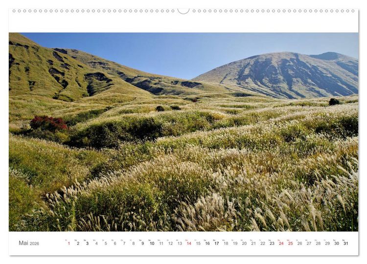 Produktbild: Kyushu - Japans vielf&auml;ltigste Insel (Wandkalender 2026 DIN A2 quer), CALVENDO Monatskalender