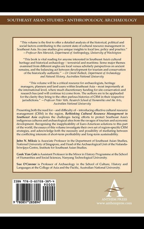 Produktbild: Rethinking Cultural Resource Management in Southeast Asia