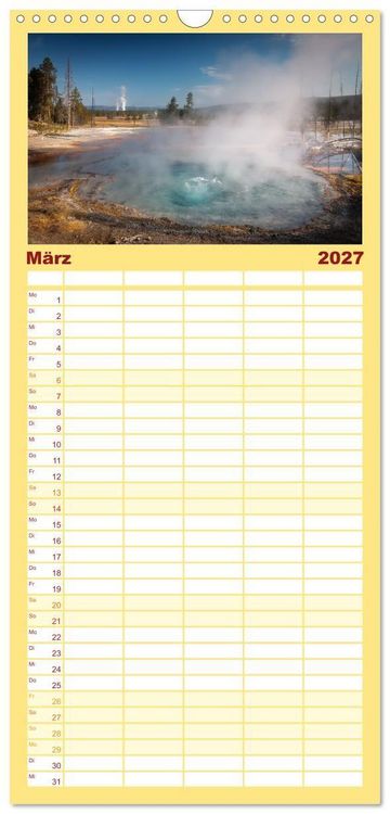 Produktbild: Familienplaner 2027 - Wild, Wide, West mit 5 Spalten (Wandkalender, 21 x 45 cm) CALVENDO