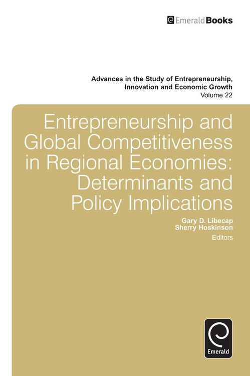 Produktbild: Entrepreneurship and Global Competitiveness in Regional Economies
